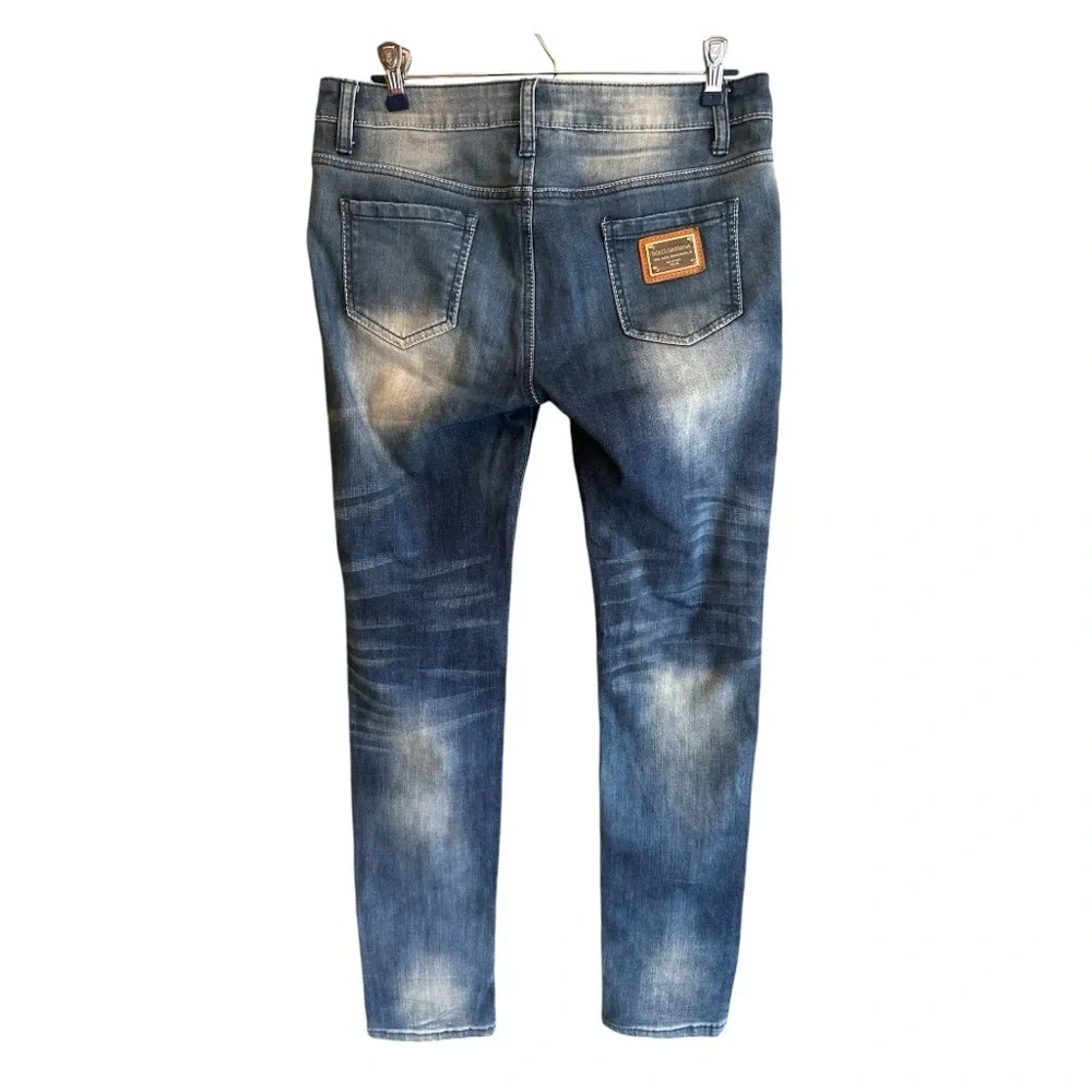 Dolce & Gabbana Dark Blue Skinny Jeans - Picture 3 of 4